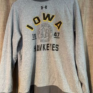 Under Armour Gray Iowa Hawkeyes Shirt Jacket